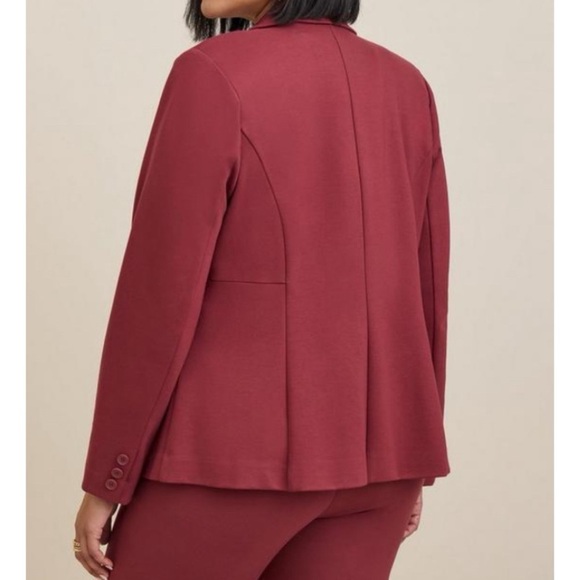 Torrid Burgundy Blazer - Picture 3 of 5